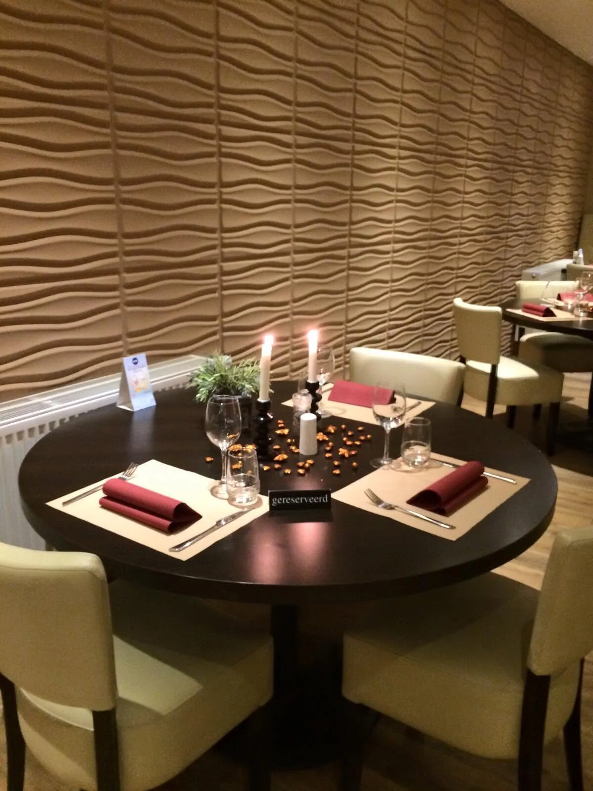 Gereserveerde tafel